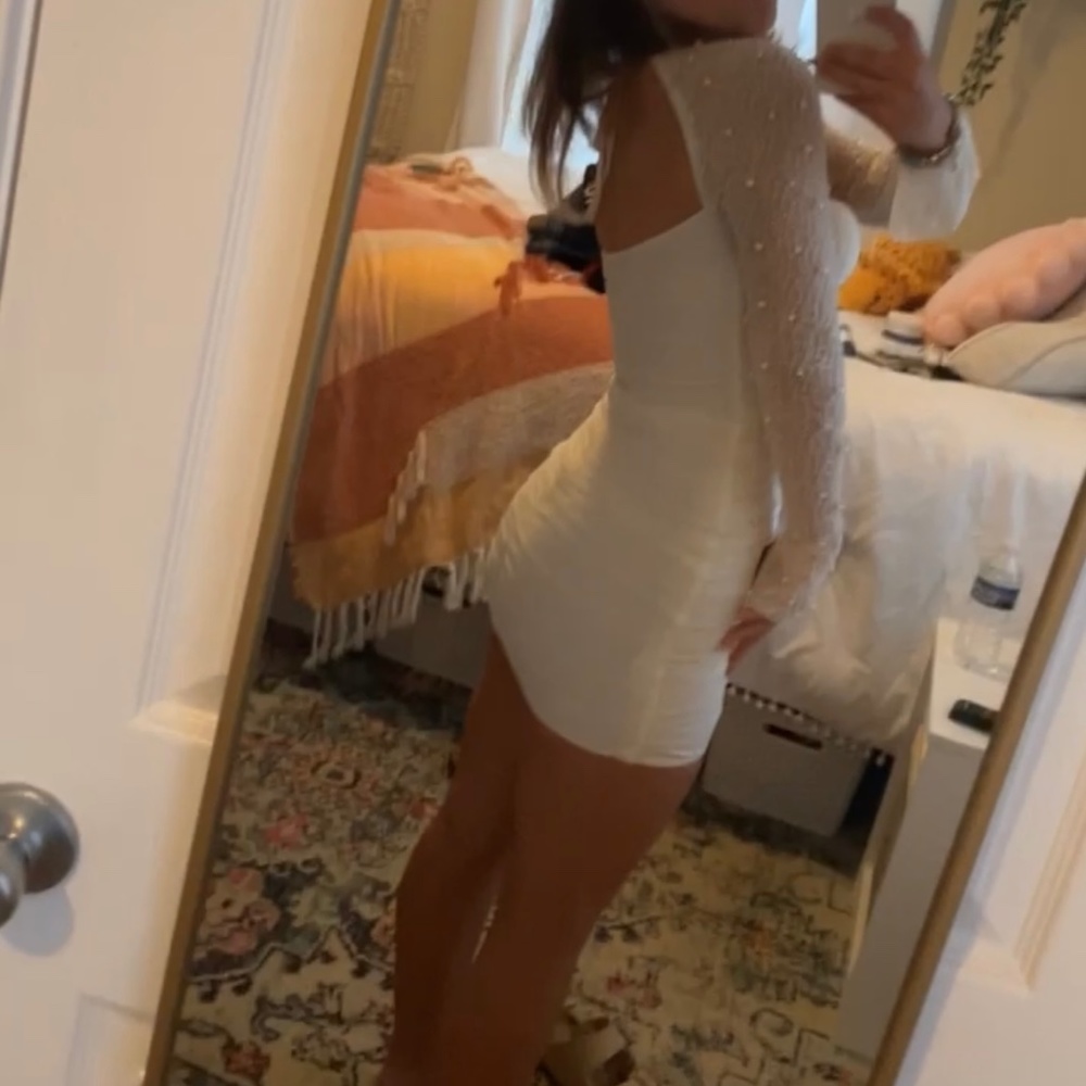 ST. GERMAIN Embellished Long Sleeve Dress Size 2